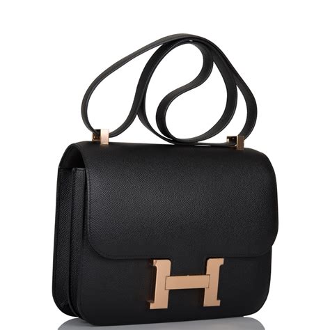 hermes black constance bag|Hermes constance bag review.